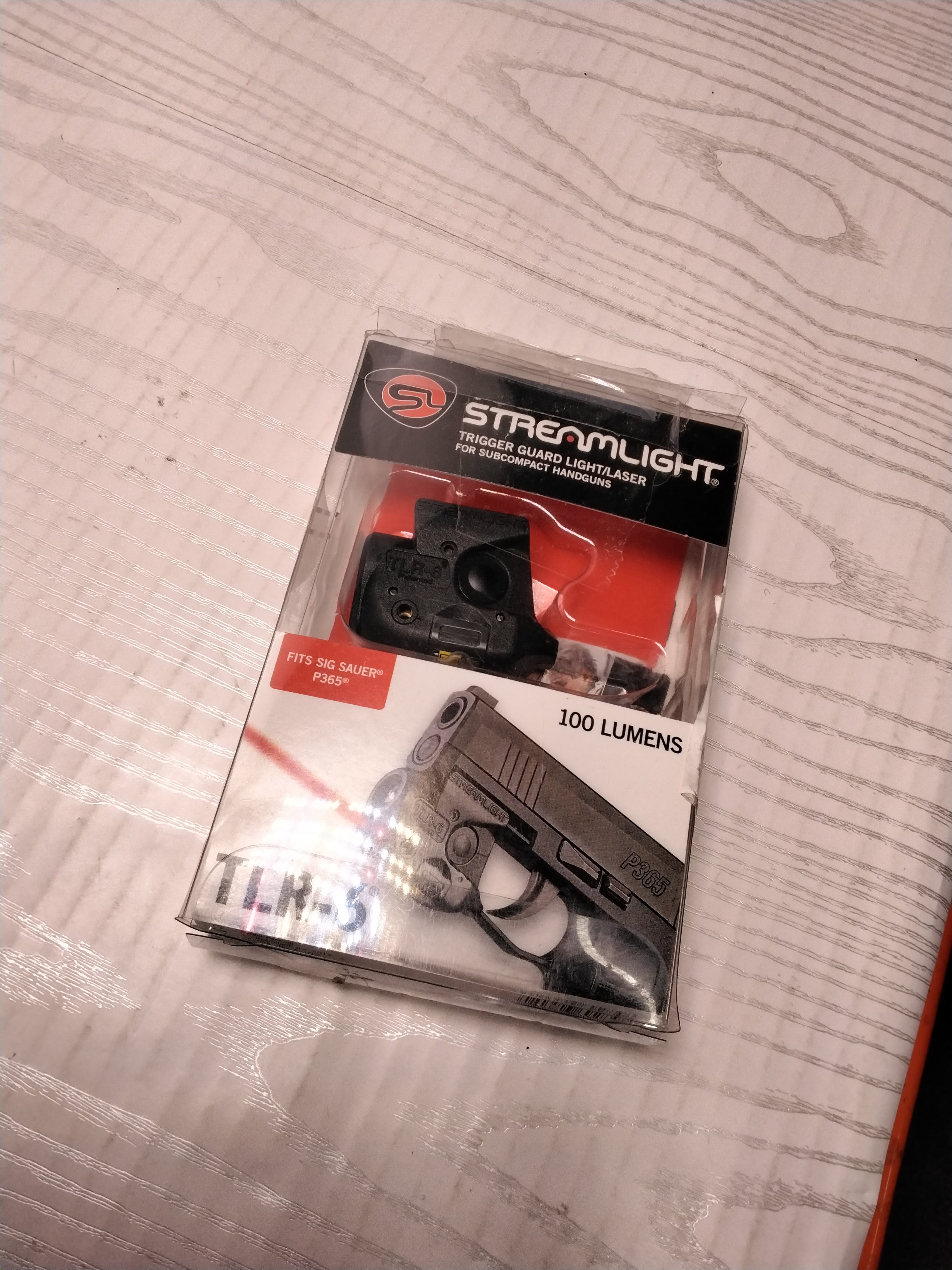 Streamlight TLR-6 Tactical Pistol Flashlight with Red Laser for Sig Sauer P365 (7892056473838)